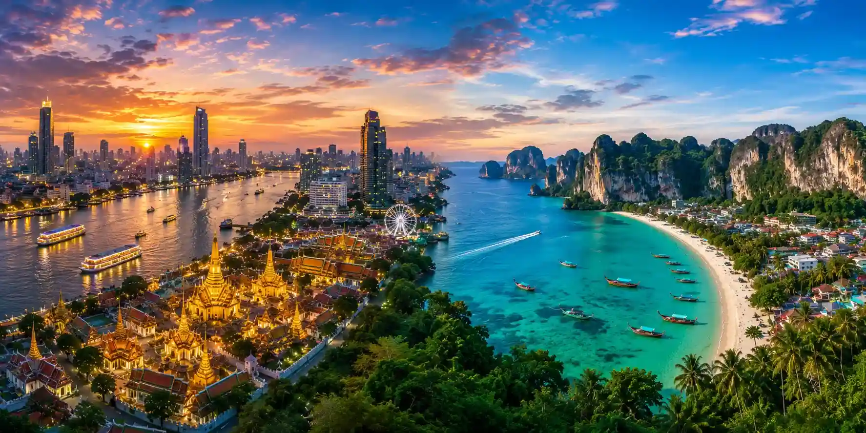 Circuit Thailanda, Bangkok Krabi si Phuket cu Travel Connect